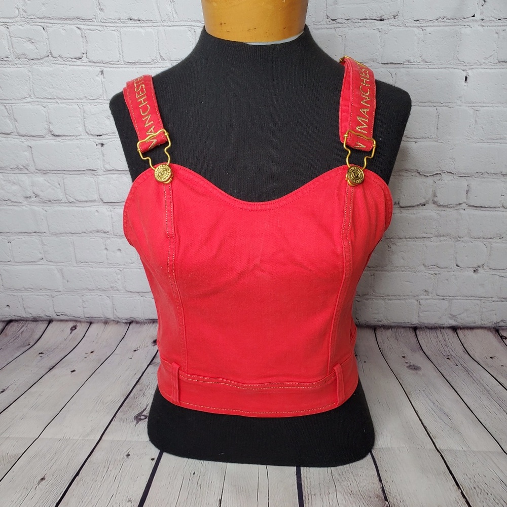True Religion Manchester United Halter Strap Top